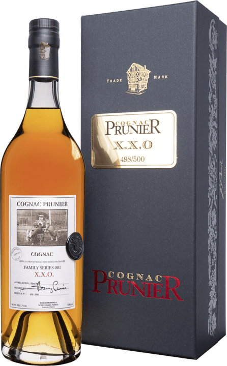 Prunier Cognac XXO Fins Bois 70 cl.+ giftbox