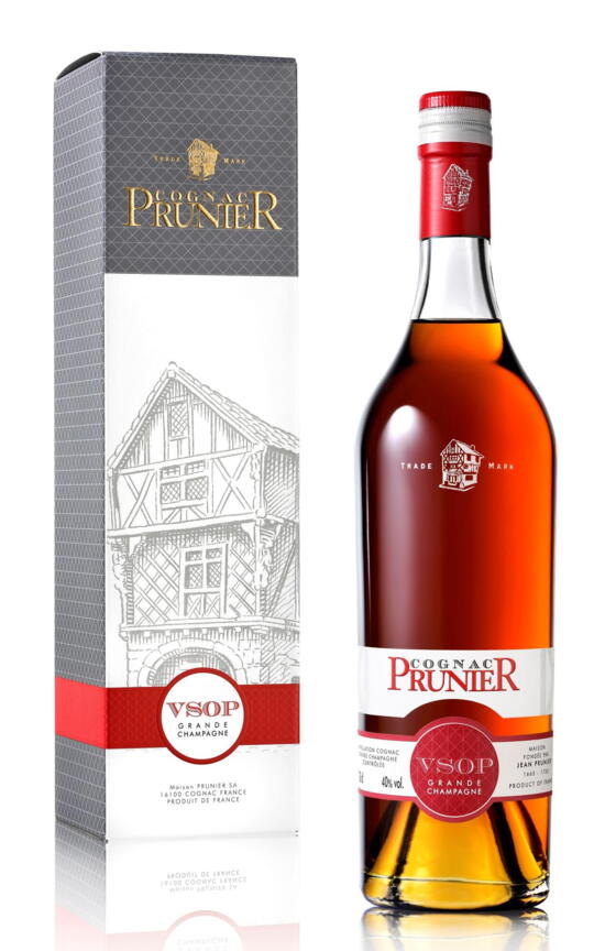 Prunier Cognac VSOP Grande Champagne in box