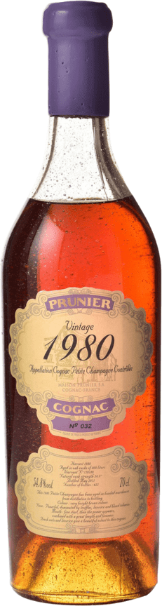 Prunier Cognac Petite Champagne 1980